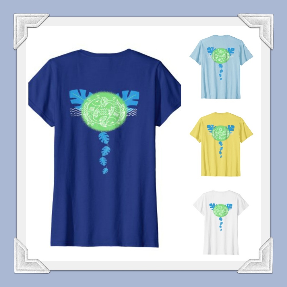 Tropical Banana Leaf Yin Yang Tattoo T-shirt